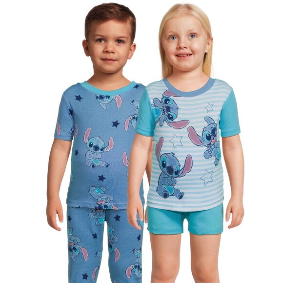 Stitch Character Pajama Set, 4-Piece Pajamas Set, 12M - NWT - Picture 1 of 4